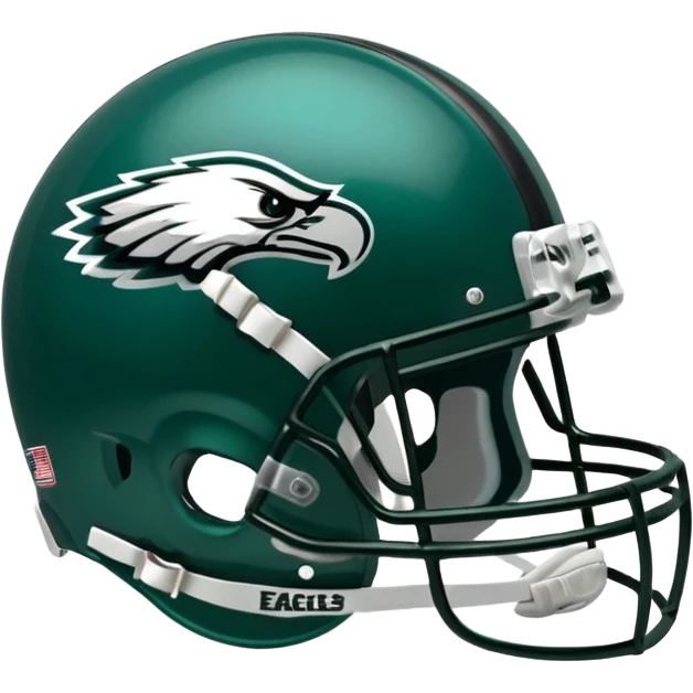 Philadelphia Eagles football helmet emoji