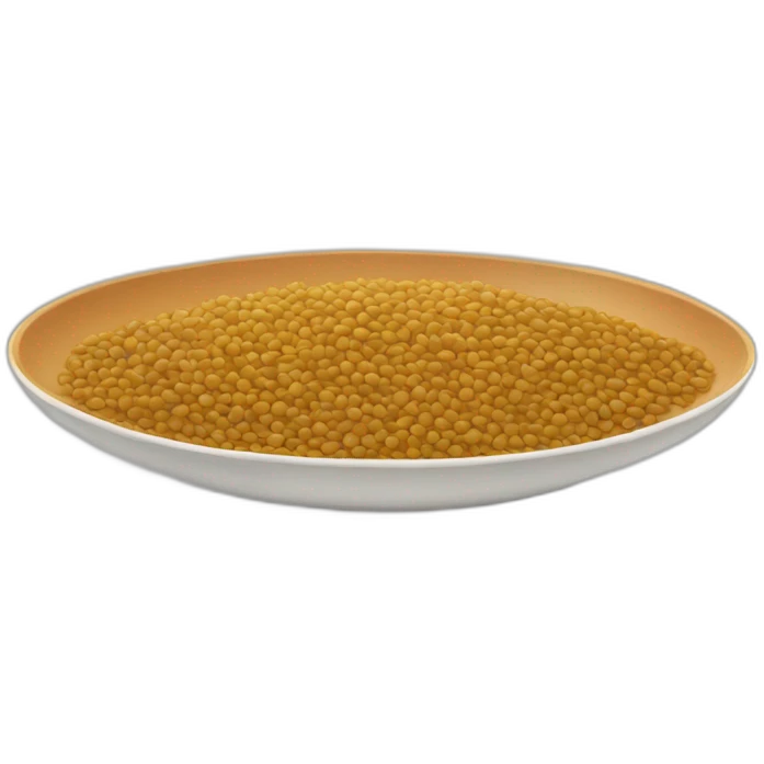 Plate of lentils emoji