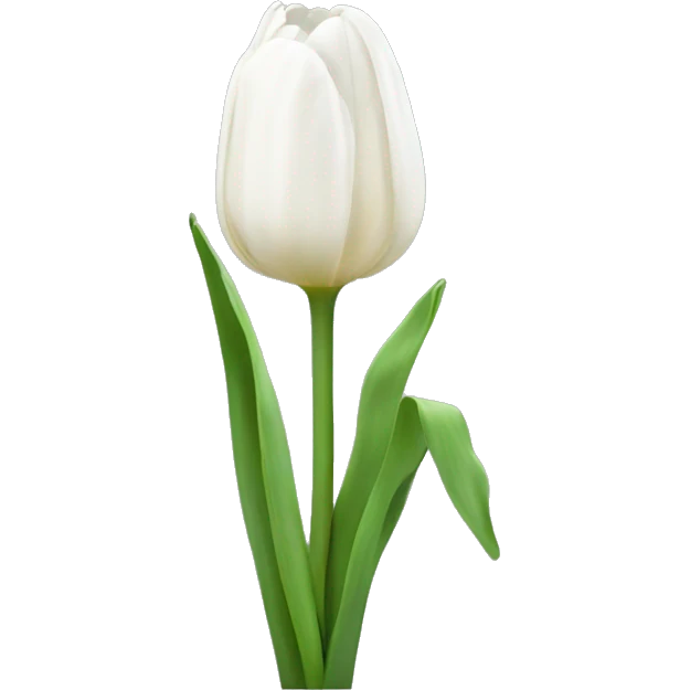 Weiße Tulpen  emoji