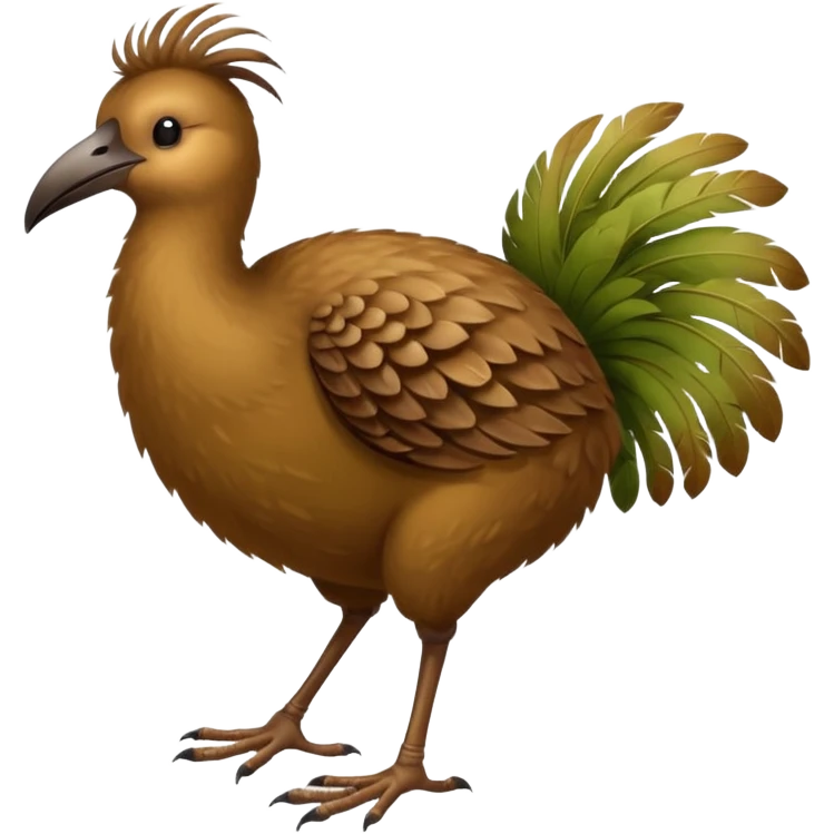 Kiwi bird on two feet emoji