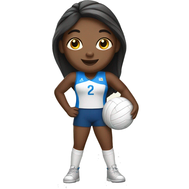 summer olympics girl playing volleyball emoji