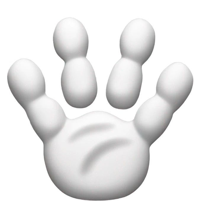 paw cats white emoji