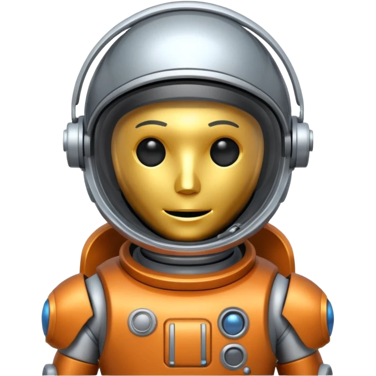 robot in astronaut suit emoji