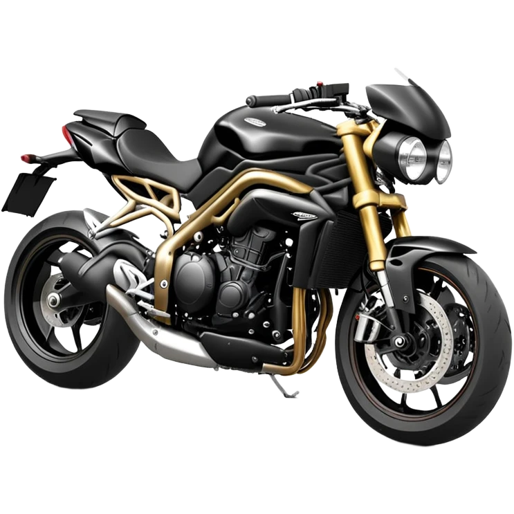 moto triumph triple speed año 2016 emoji