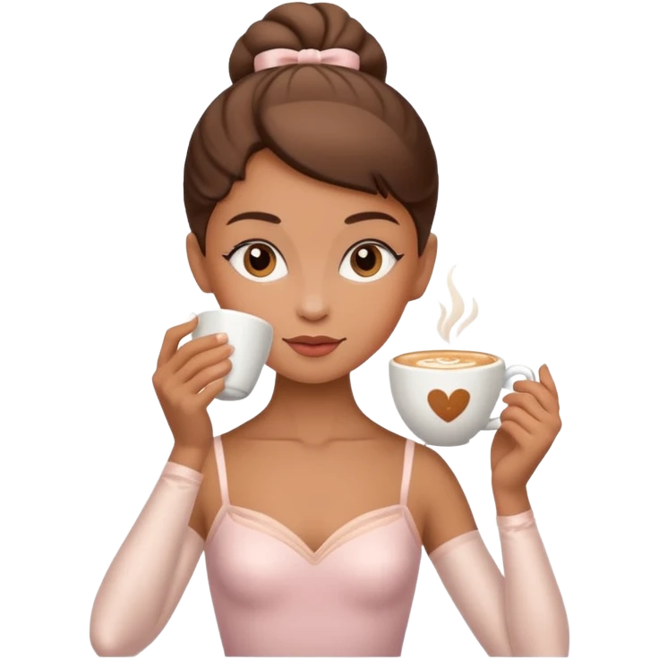 Ballerina cappuccino emoji