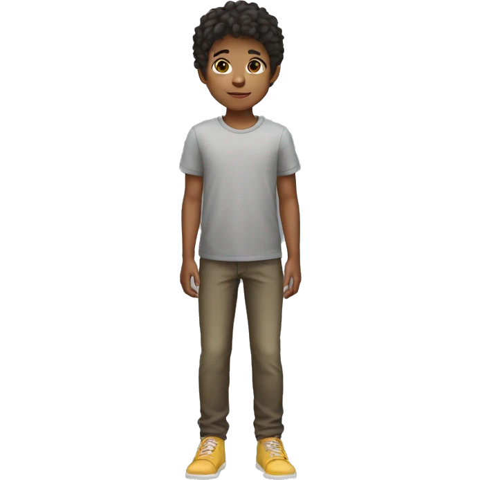 young boy full body emoji