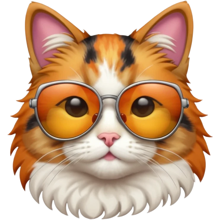 Cat wearing sunglasses emoji