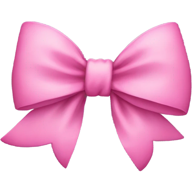 Pink bow emoji