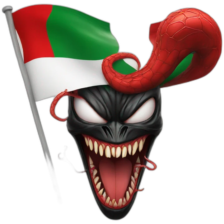Venom with Portugal flag  emoji