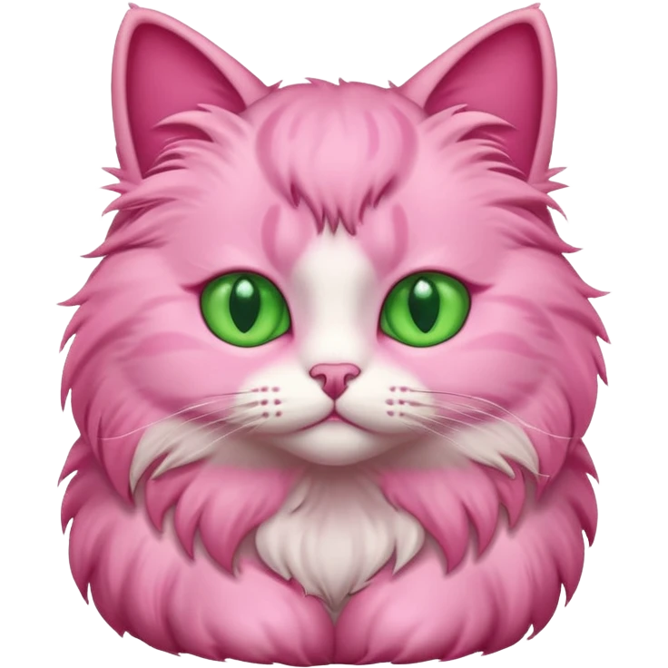 Pink cat emoji