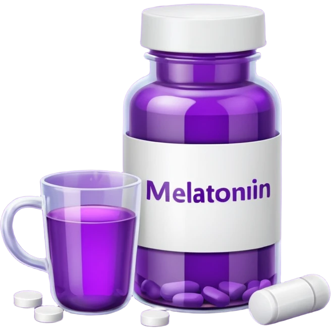 Melatonin and polyphenols emoji