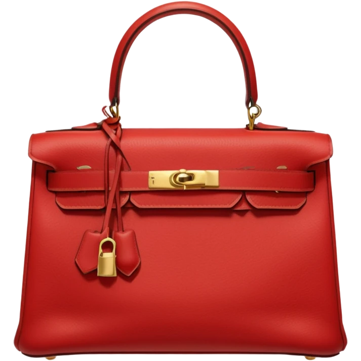 hermes red bag emoji