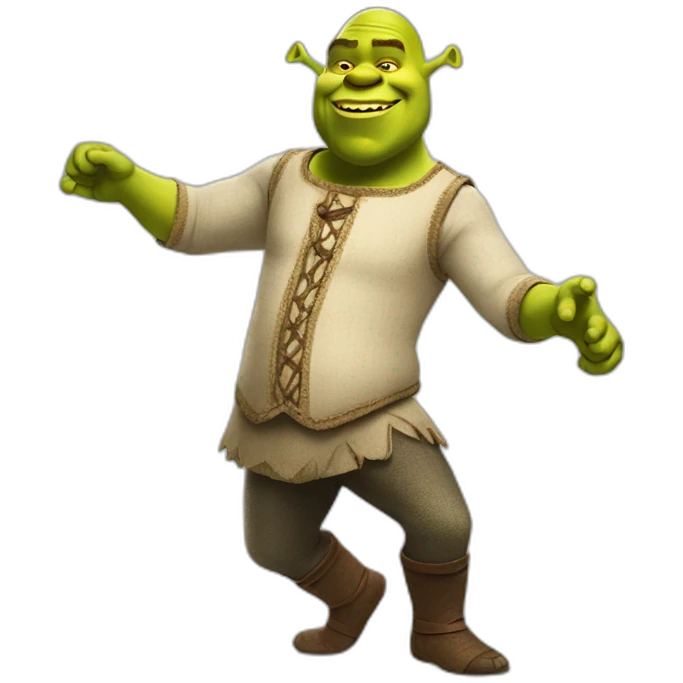 Shrek qui danse  emoji