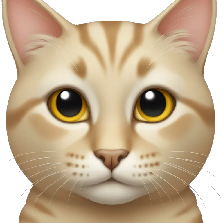 Beige cat  emoji