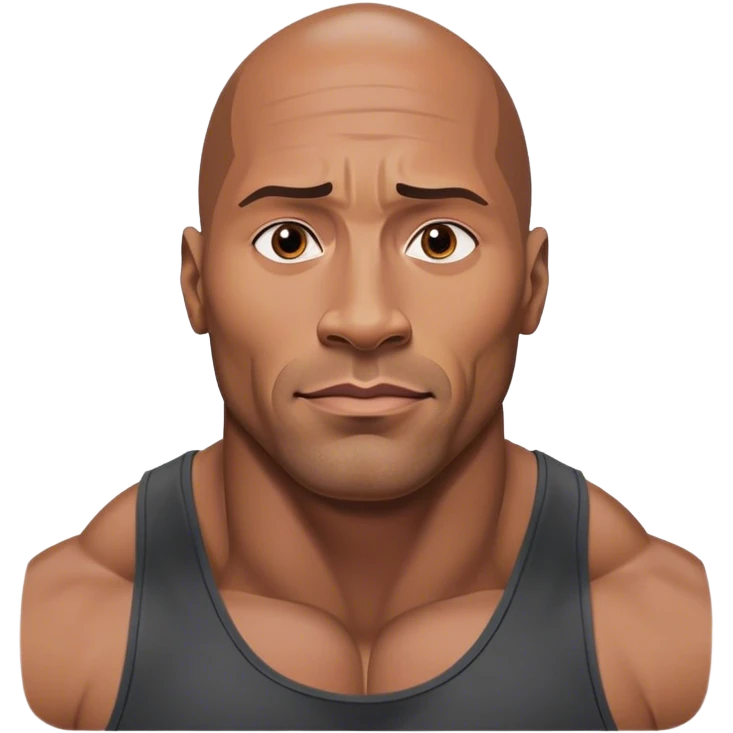 The Rock  emoji