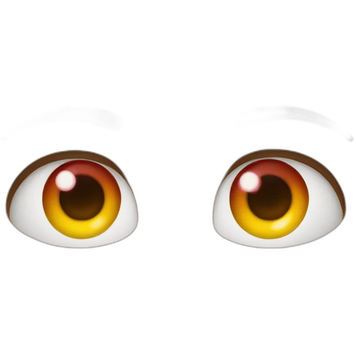 Eyes red emoji
