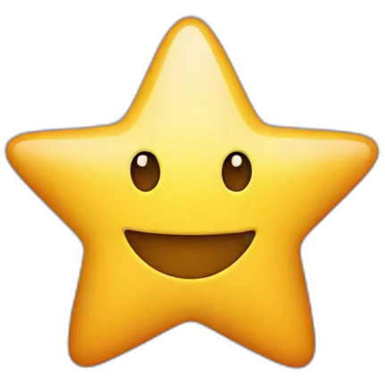 Star smiley emoji