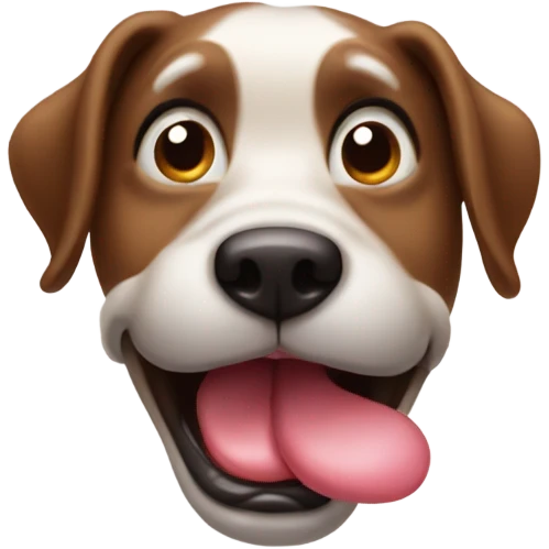 Drooly face with tongue out emoji