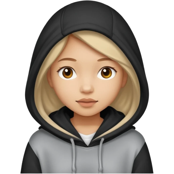 girl with a hood on emoji