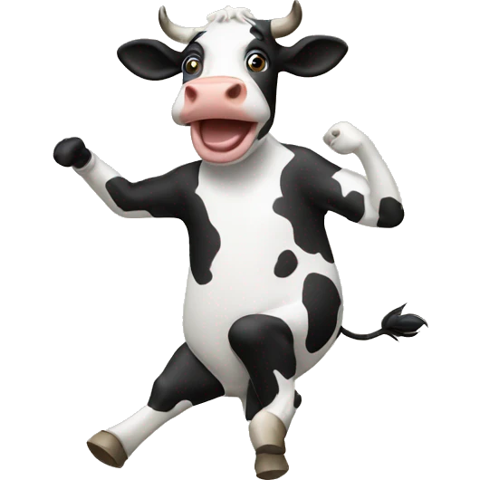 cow dancing emoji