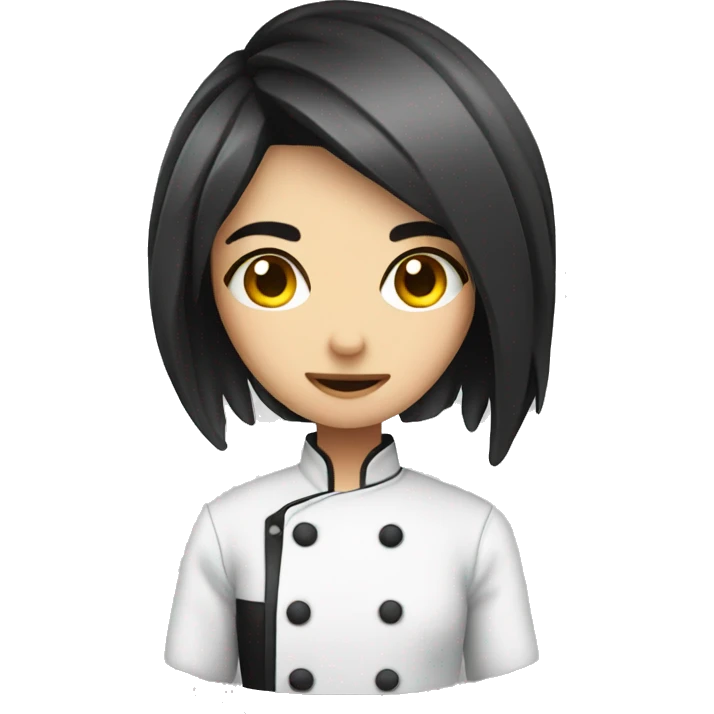 emo chef girl emoji