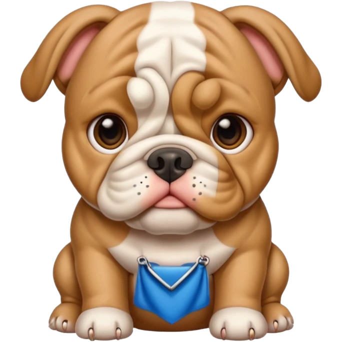 Puppy bulldog emoji