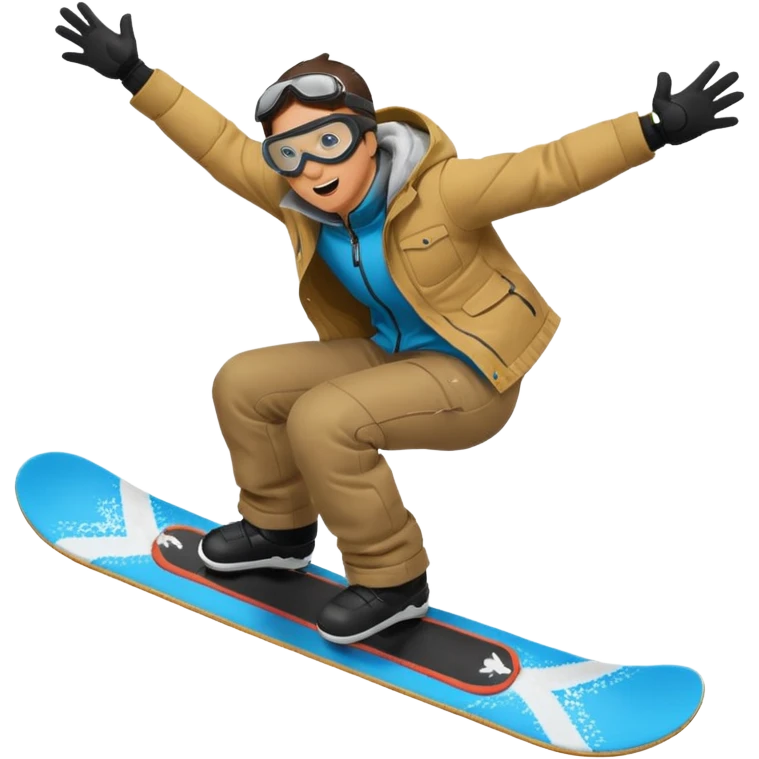 guy on a snowboard doing a backflip off of a jump emoji