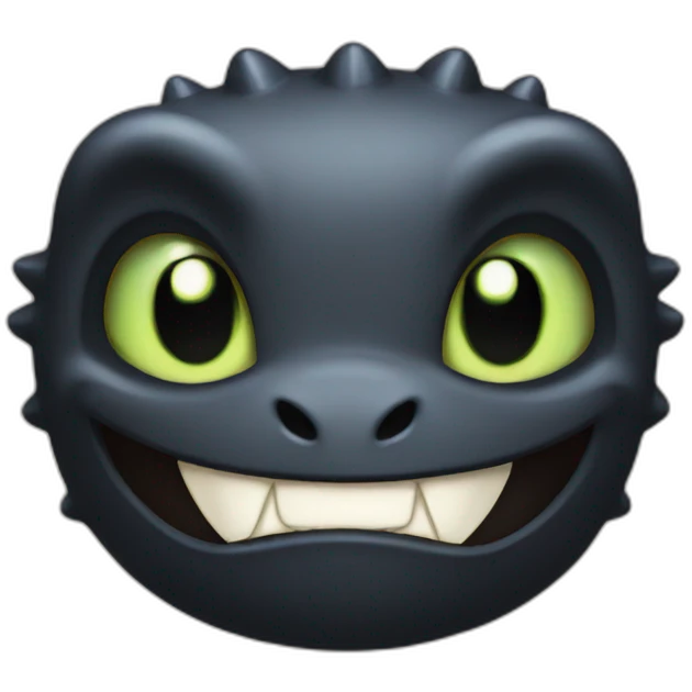 Toothless emoji