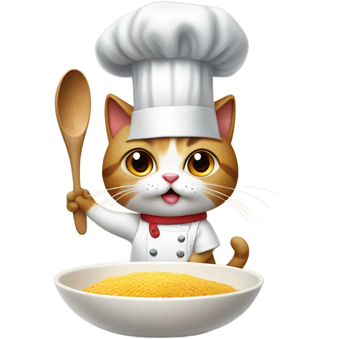 Cat baking  emoji