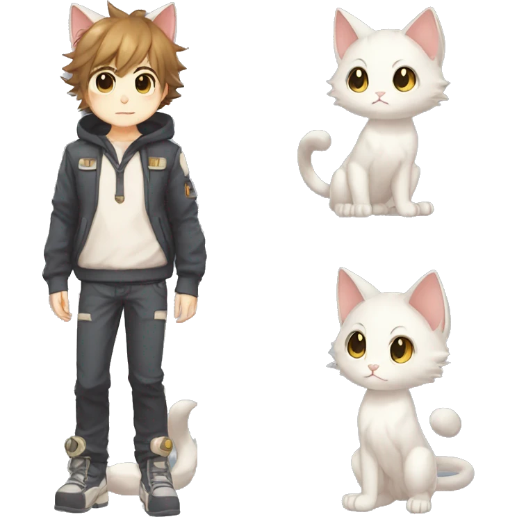 Catboy-Chibi-Sona-Shiny-Fakémon full body emoji