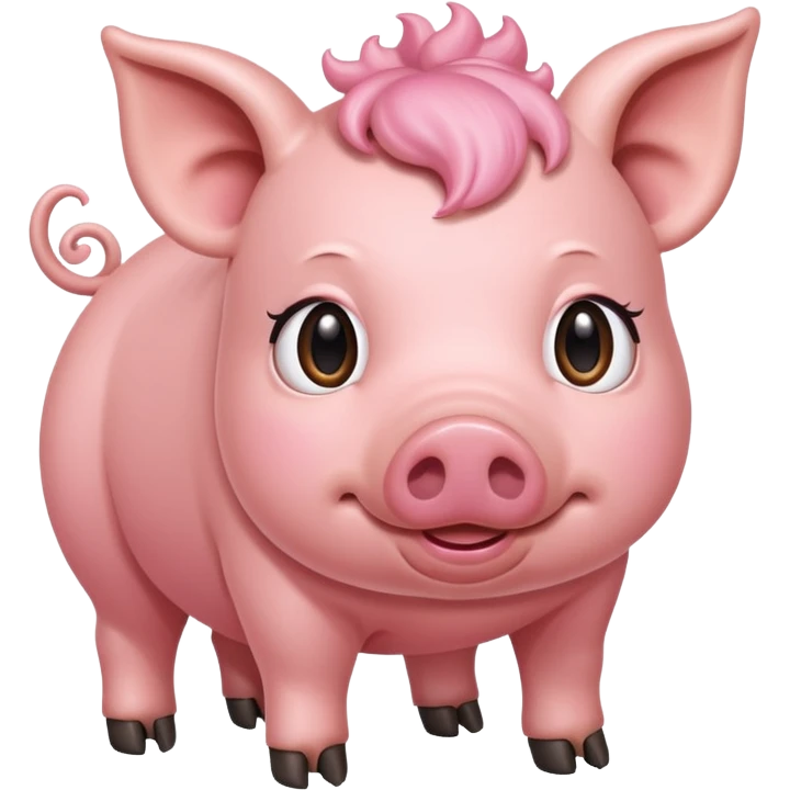 mythical pig emoji