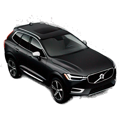 Black Volvo xc60 with black wheels emoji