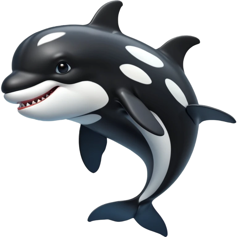 3d Cartoon orca in the style of american picture of president saying we need you to fight emoji