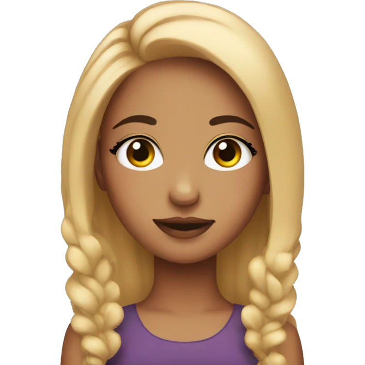 girl with lashes emoji