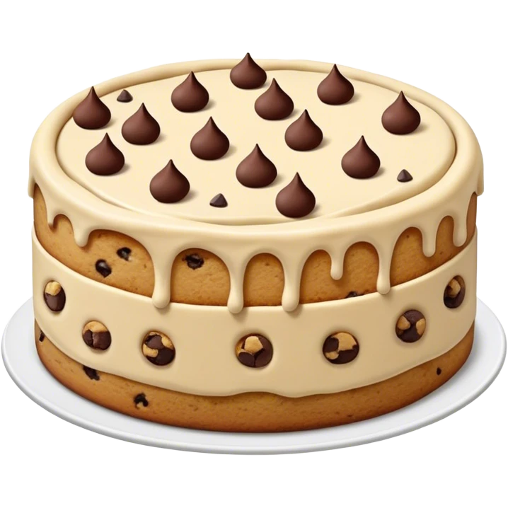 cookie dough cake emoji