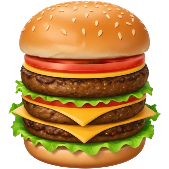 talking burger emoji