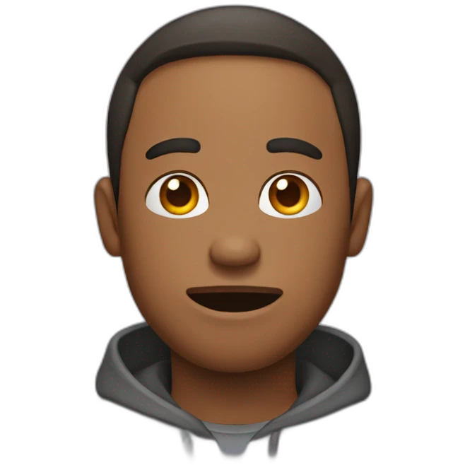 Guy with a mental health disorder emoji