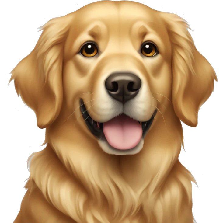 dog golden retriever emoji