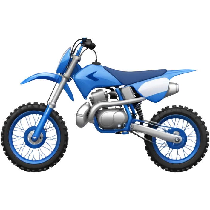 Blue dirt bike 85cc emoji