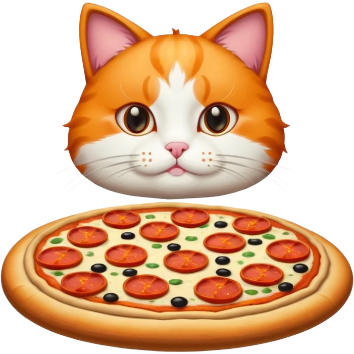 Pizza cat emoji