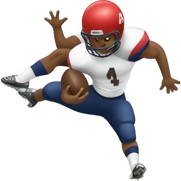 sliding tackle football emoji