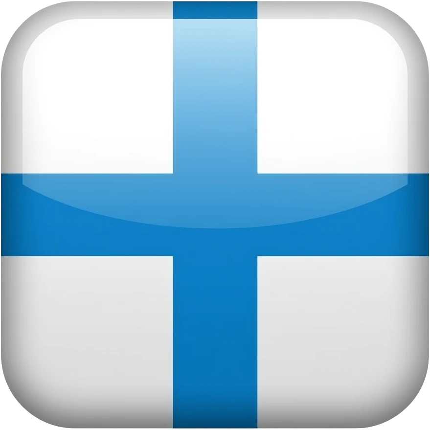 Blue horizontal stripe cross emoji