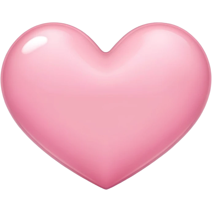 Light pink heart  emoji
