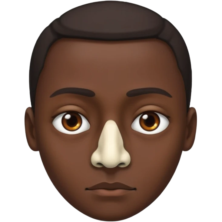 Cannibal with bone through nose emoji