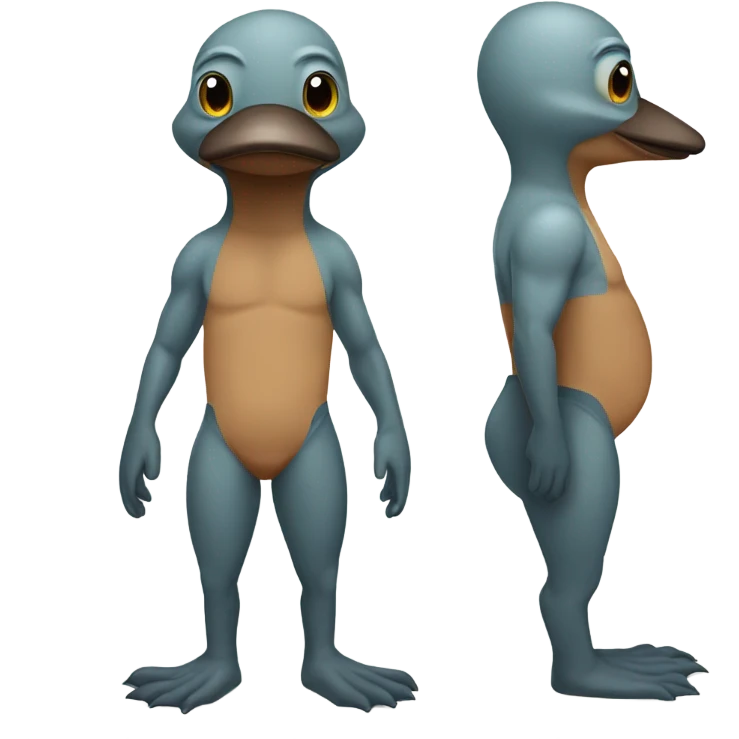 Content Platypus wearing a jock strap emoji