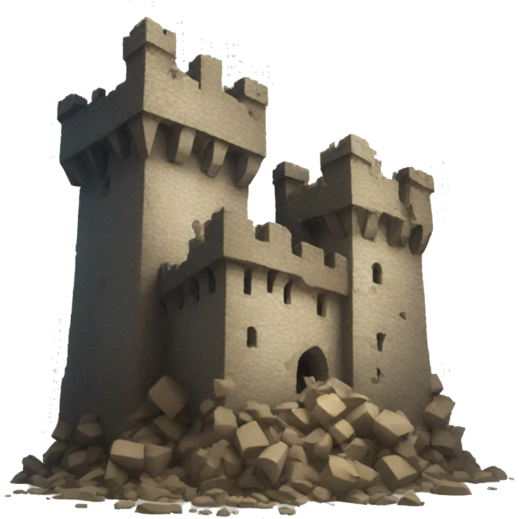 Castle destroyed  emoji