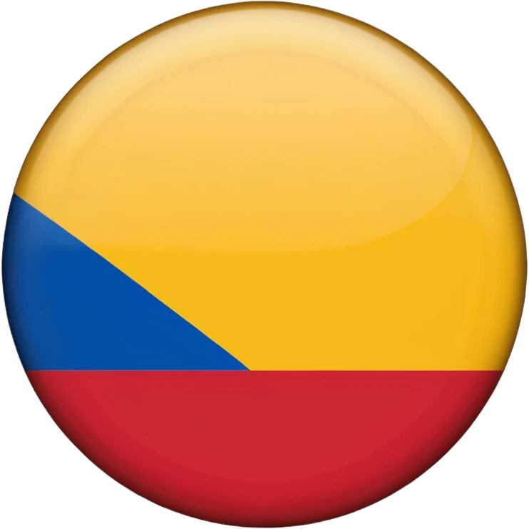 Bandera de colombia circular emoji