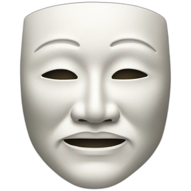 noh mask emoji