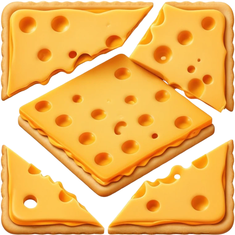 Cheese on a cracker emoji