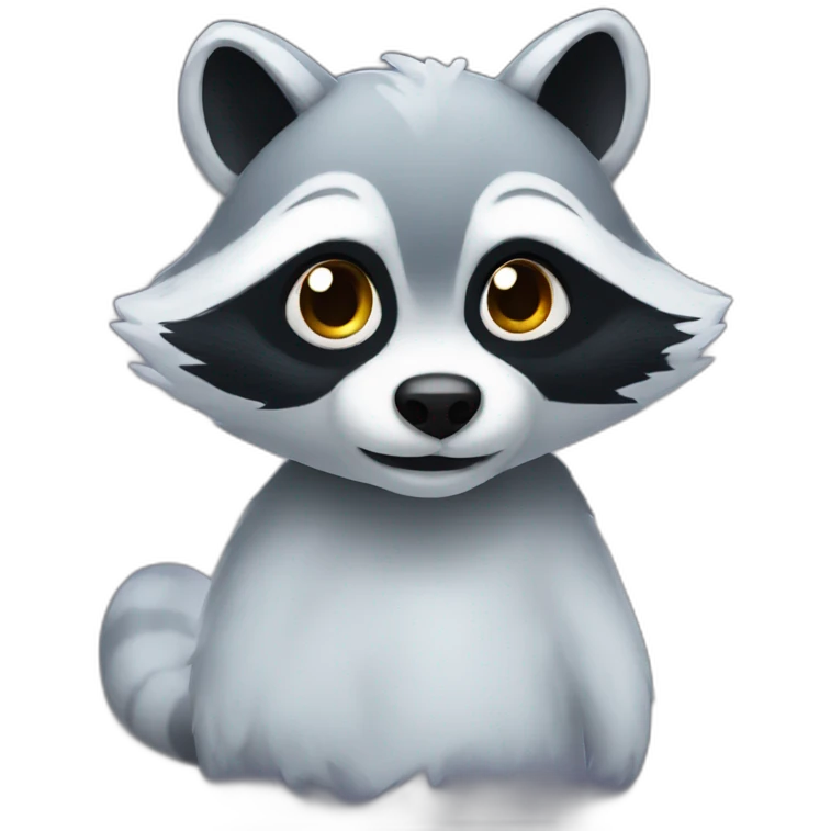 ghost racoon emoji